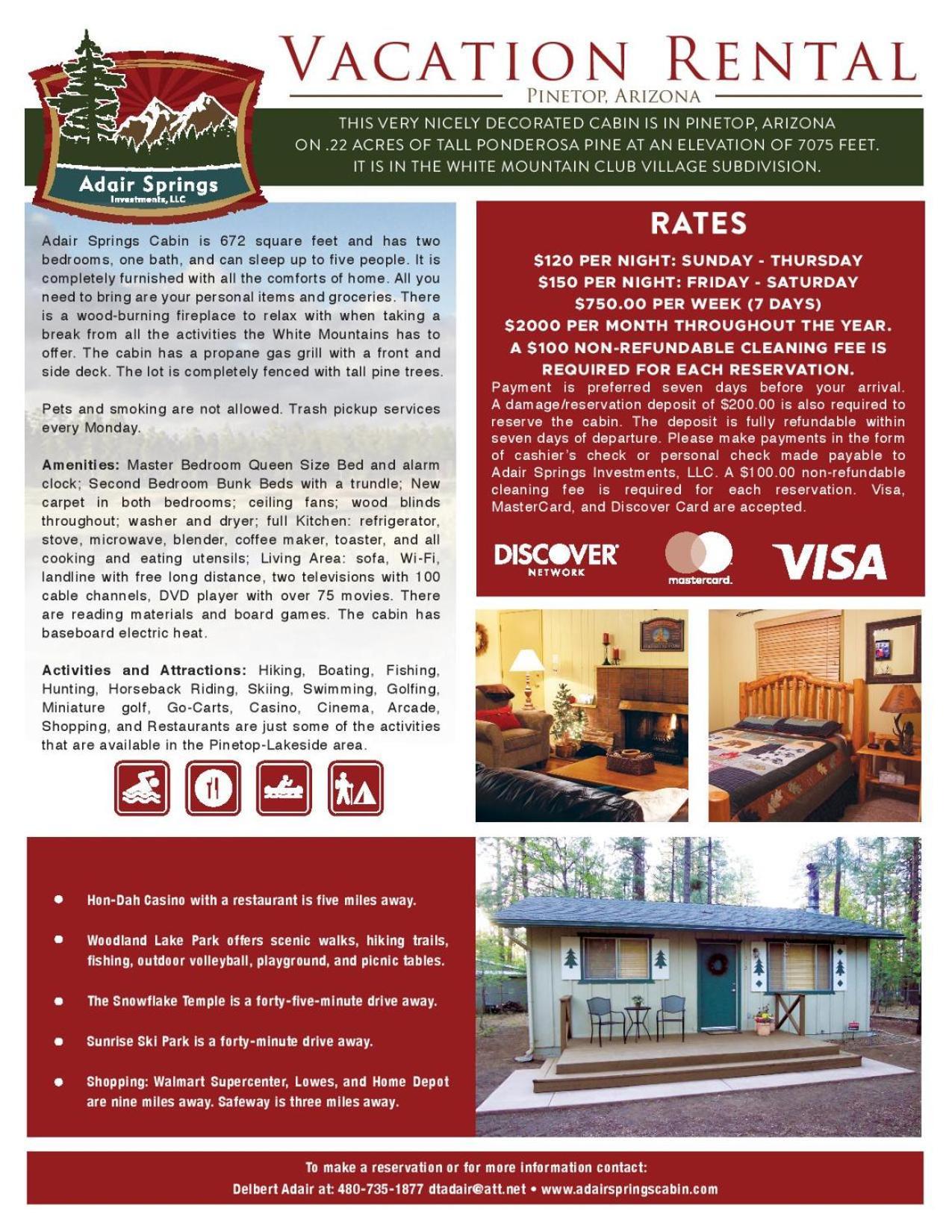 Adair Springs Cabin パイントップ・レイクサイド エクステリア 写真